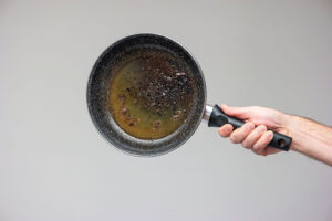 Greasy pan